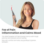 Red Light Therapy for Face, FSA HSA Eligible Cold Sore Treatment Red Light Therapy Wand, Rechargeable Clinical Grade Infrared Light Therapy, Ideal for Lips, Skin, Pain Relief, Fast Recovery