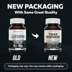 20% Thymoquinone Black Seed Oil Extract Capsules - TQ-Advanced 4X®: Potent Thymoquinone Concentration Available - 60:1 Concentrate from Nigella Sativa, Raw Form, Vegan, Glass Bottle (60 Capsules)