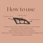 Eyetour Eyeshadow Tool, Eyetour Your Glam Bestie, Eyetour Eyeshadow Guide, Eyetour Makeup Tool for Eyeshadow, Eyeshadow Stencils for Eyes, Eyeliner Template for Women, Quick Make-Up Stencils (1Pcs)