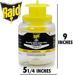 Raid Reusable Yellow Jacket, Wasp & Hornet Trap, Hanging Wasp Trap