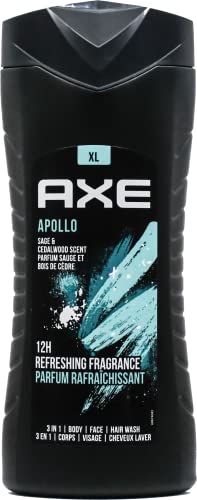 AXE Body Wash 12h Refreshing Fragrance 3-IN-1 Body, Face, Hair Wash, Variety of 6 scents - 13.5 fl Ounce (400 mL)