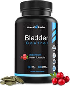 Bladder Control Supplement - Overactive Bladder Control Pills - Potent Blend of Pumpkin Seed oil, Cranberry Extract & Vitamin D3 - Urinary Tract Infection Treatment for Women & Men - UTI Relief - 60Ct