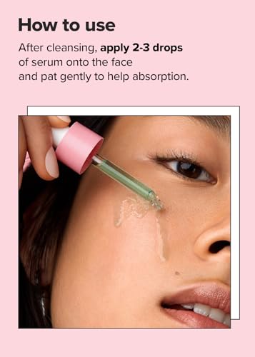 I DEW CARE Korean Heartleaf Serum for blemish prone skin- Juicy Kitten | Green Juice for Face, Glass Skin with Niacinamide, Kale, Moringa Seed, Willow Bark Extarct, 1.01 FL Oz