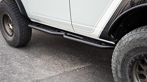 Pinch Weld Covers for 2021-2024 Ford Bronco 4-Door | Covers Up Unsightly Pinch Weld | Bolt-On Installation | Micro-Texture Black Powder Coat | DV8 Offroad