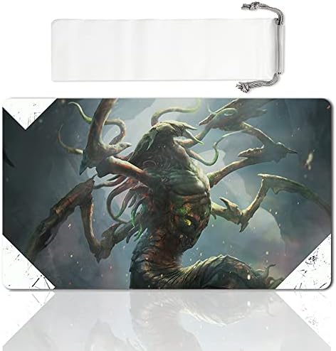 Board Game MTG Playmat Games Size 60X35 cm CCG Compatible for MTG CCG RPG Trading Card Game (MTG1-Sliver-Hivelord)