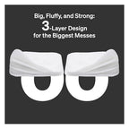 Baby Cotton Pads for Diaper Change by LoveNoobs, 360 Count, Ultra Soft 100% Organic Extra Large Cotton Pads for Baby Sensitive Skin, Lint-Free Premium Jumbo Size Cotton Pads, 100% Cotton Squares