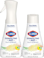 Clorox Disinfecting Mist, Lemon and Orange Blossom, 1 Spray and 1 Refill, 16 oz Each