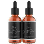 Rennora Hair Growth Serum with Organic Herbs and Natural Vitamins, Peppermint Oil, Stinging Nettle, and Rosemary Oil, No Chemicals, Formulated for Hair Regrowth (1oz per bottle, 2 Pack)