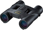Nikon ACULON A30 10x25 Black Binocular | Dual hinge design, Fully multi-coated lightweight Binocular, Smooth Central Focus Knob | Official Nikon USA Model