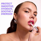 Wonderskin Lip Rehab Serum Oil - Color Changing Lip Oil from Clear to Pink - PH-activated, Non-sticky & Hydrating Tinted Serum for Dry Lips (Kissed)