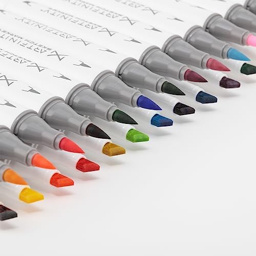 Artfinity Sketch Marker Sets - Set of 3 - Primary Red, Vibrant, Professional, Dye-Based Alcohol Markers for Artists, Drawing, Travel, & More