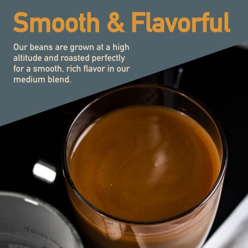 Healthy Bean Organic Decaf Coffee - Water-Processed Ground Coffee Medium Roast - Low Acid for Sensitive Stomachs, Clean and Healthy - USDA Organic and Mold-Free - Decaffeinated, 11oz