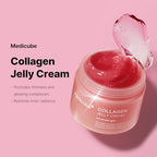 medicube Pink Glow Home Care Duo: PDRN Pink Peptide Toner and Collagen Jelly Cream (110ml)