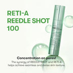 VT COSMETICS Reti-A Reedle Shot 100, Retinol(Vitamin A) Microneedling Serum, Repairing Exosome, Ideal for Retinol Beginner, Glass Skin, Korean Skin Booster 1.69Fl Oz(50ml)