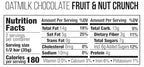 Taza Chocolate Organic Oat Milk Chocolate Bar, Fruit & Nut, 2.5 Ounce (10 Count), Vegan