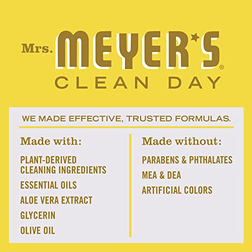 MRS. MEYER'S CLEAN DAY Liquid Hand Soap, Daisy Scent, 12.5 Ounce Bottle (Pack of 3)