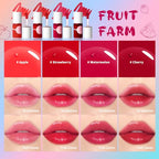 Lip Tint Stain, Long Lasting Korean Lip Stain Set, Non-sticky Waterproof Lightweight Lip and Cheek Tint, Moisturizing High Pigment Water Tint, Matte Finish Lip Tint