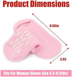 2Pairs Moisturizing Socks - Silicone Socks for Dry Cracked Feet Women - Gel Socks for Dry Cracked Feet Women - Lotion Socks for Repairing and Softening Dry Cracked Feet Skins