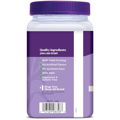 Natrol Sleep & Restore Magnesium Glycinate Blend Gummies, Magnesium for Sleep Aids for Adults, Melatonin-Free, Cherry Flavored, 30 Day Supply
