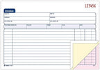 Adams Invoice Book, 3-Part, Carbonless, 5-9/16 x 8-7/16 Inches, 50 Sets per Book (T5080) (4)