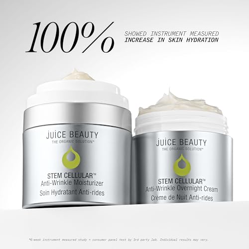 Juice Beauty Stem Cellular Anti-Wrinkle Moisturizer - Hydrates + Improves Fine Lines and Wrinkles - Vegan, Cruelty Free