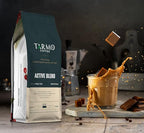 Tarmo Coffee | ACTIVE BLEND - Low Acid Coffee, Vietnamese Coffee, Robusta & Arabica Blend, Premium Whole Bean, Medium Roast, 12 Oz Bag