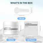 LANBENA Nose Strips for Blackheads (1.76 Oz), 100 pcs Nose Plants Pore Strips, Blackhead Remover Mask, NOTE: Place Bottle in Boiling Water for 5 min to Soften Dry/Solid Cream