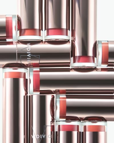VIDIVICI Millennial Tint Glit - Transfer Proof Moisture Korean Lip Tint with Long-Lasting Color, Lightweight Water Jelly Texture, Hydrating & Smudge-Free Lip Stain, 0.13oz (09 SALTED PEACH)