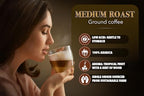 Tarmo Coffee | REAL BREW - Low Acid Ground Coffee, Vietnamese Coffee, Premium Arabica, Medium Roast, 12 Oz Bag