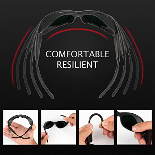 Tanning Goggles for Eye Protection, Red Light Therapy Glasses, IPL Laser Safety Glasses 200nm-2000nm for Laser Hair Removal and Red Light Therapy