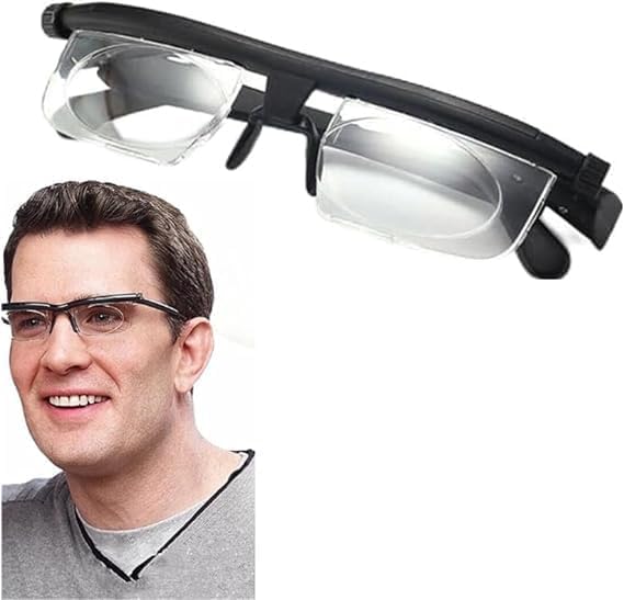 Adjustable Reading Glasses for Women and Men, Ideal for Home, Office, and Screen Time