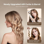 5 in 1 Upgrade Hair Dryer Brush Blow Dryer Brush, Air Curler Air Curling Wrap Styler, Detachable Hot Air Brush Negative Ion Curling Brush Iron, Hair Styling Tools for Drying Curling Straightening