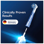 Oral-B Pro Sensitive Clean Electric Toothbrush Head, X-Shaped & Extra Soft Bristles for Gentle Brushing & Plaque Removal, Pack of 4 Toothbrush Heads, White