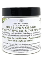 Croton Zambesicus Hair Growth Cream|Leave in Conditioner|With Fermented Rice Water & Tallow|Aloe Vera|Sea Moss (Unscented, 4 oz)