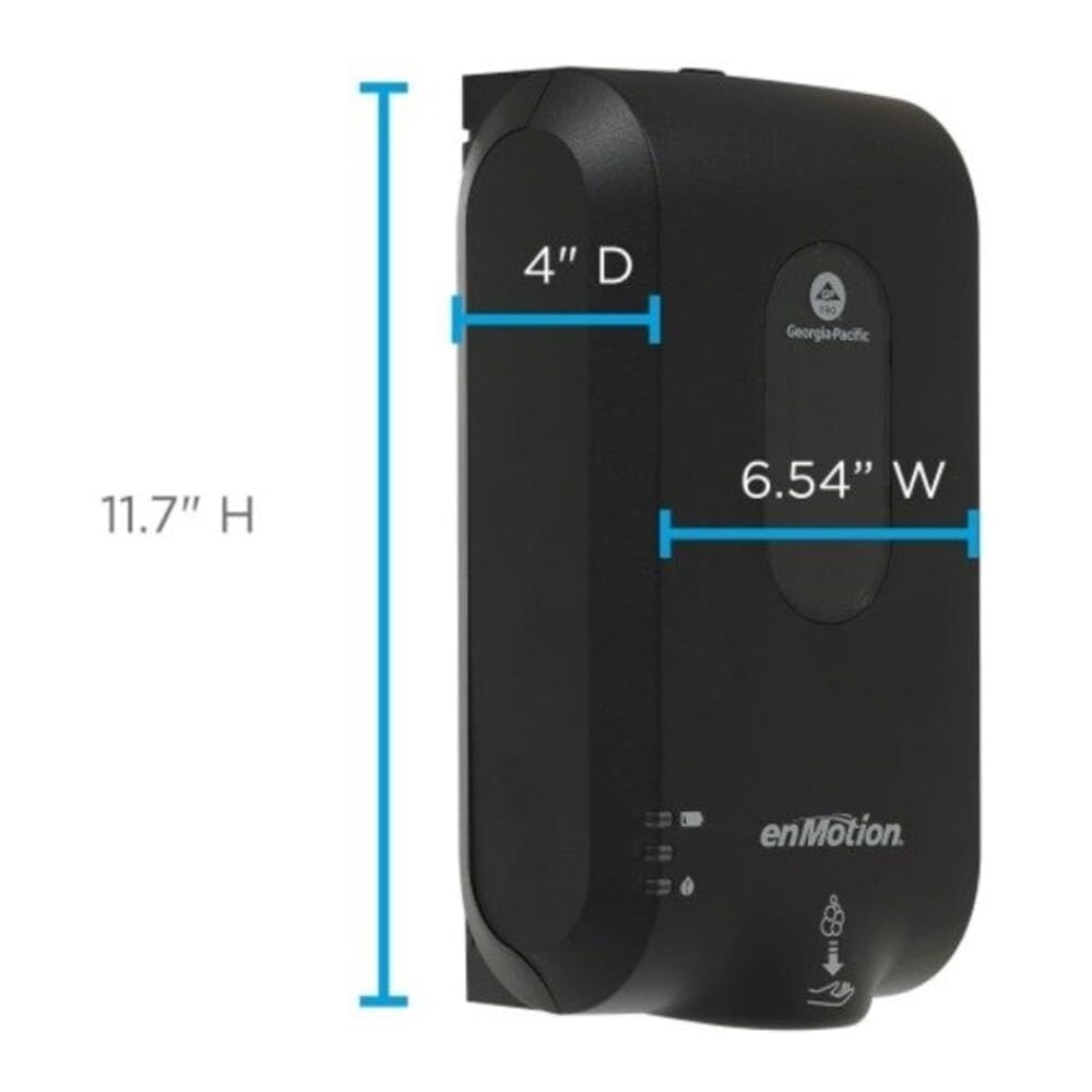 GP enMotion Gen2 Automated Touchless Soap & Sanitizer Dispenser, Black 52057