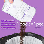 Sarasota Coffee Ground Packets | Low Acid Dark Roast Ground Coffee Packs | European French Roast | Mold Free | Ground Pouches | Individual packs for 12 Cup Maker | 1.5 Ounce Bags, 36 Count