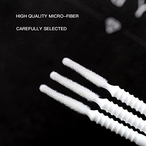 i-Laesh 400 Pcs Lashes Disposable Micro Applicators Brush, Microswabs for Eyelash Extensions, Lint Free Micro Brushes