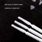 i-Laesh 400 Pcs Lashes Disposable Micro Applicators Brush, Microswabs for Eyelash Extensions, Lint Free Micro Brushes