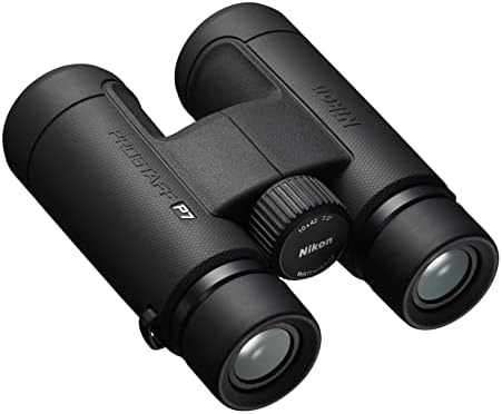Nikon PROSTAFF P7 10x42 Binocular | Waterproof, fogproof, Rubber-Armored Full-Size Binocular, Oil & Water Repellent Coating & Locking Diopter | Official Nikon USA Model