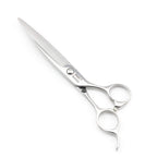 Barber Scissors 7" Professional Sliding Hair Scissors Willow Shape Sliding Hair Shears Professional Haircut Razor Edge 440c Barber Shears KINSARO for Hairdresser Barbershop or Home Use