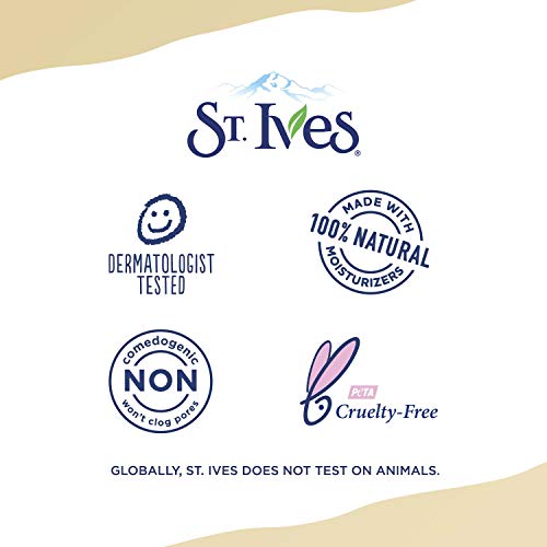 St. Ives Soothing Hand & Body Lotion Moisturizer for Dry Skin Oatmeal & Shea Butter Made with 100% Natural Moisturizers 21 oz (Pack of 2)
