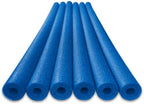 Oodles of Noodles 6 Pack Black Foam Pool Noodles – 48” x 2.5” Hollow Core – Extra Dense, Durable – Made in North America