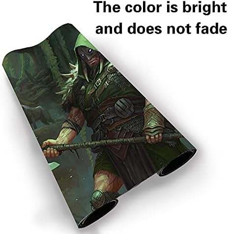 Board Game MTG Playmat Games Size 60X35 cm CCG Compatible for MTG CCG RPG Trading Card Game (GARRUK, Cursed Huntsman)