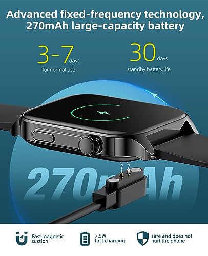SOUYIE Smart Watch, Infrared True Blood Oxygen Monitor, 1.91" HD Smartwatch for Men with Heart Rate, Blood Pressure, Sleep Monitor, IP68 Waterproof Fitness Tracker Compatible with Android iOS iPhone