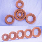 Laboratory Flask Cork Stand - Lab Flask Support Cork Stand,Cork Flask Holder,Mat Ring Holder for Round Bottom Flasks,5 Sizes for 10ml-2000ml Flasks (80mm/3.15in-140mm/5.51in, 5)