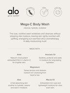 Alo Refresh & Reset Set - Magnesium Reset Spray (3.2oz), Vitamin C Mega-C Body Wash (6.7oz), and Superfruit Body Lotion (6.7oz) Vegan, Cruelty-Free, Dermatologist-tested, Gentle for All Skin Types.