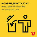 Victor M250SSR-3 Indoor Humane Electronic Mouse Trap - No Touch, No See Electric Instant Kill Mouse Trap - 3 Traps