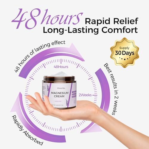 Topical Magnesium Lotion&Spray for Leg Cramps and Sleep,Nighttime Magnesium Cream for Pain,Muscle Relaxation,Calm,Deep Hydration for Body & Skin Care - Natural and Safe for Kids