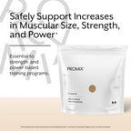 ProMix Nutrition Creatine Monohydrate Powder, Unflavored - 5g of Micronized Creatine per Serving - Increase Muscle Gain, Strength & Power & Supports Recovery - 180 Servings