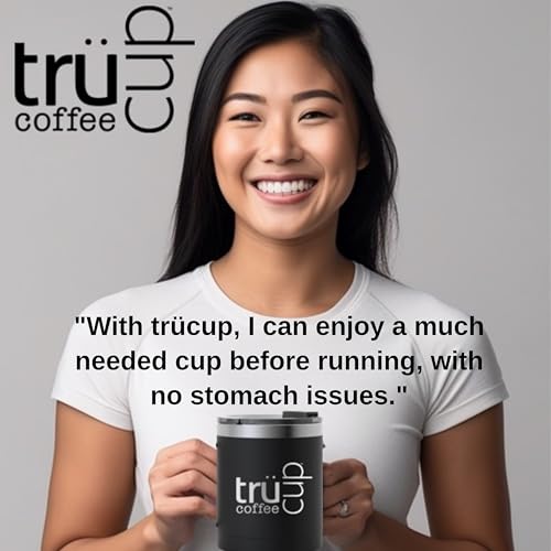 trücup Low Acid Coffee, Light Roast Whole Bean Coffee 80 Oz, Natural Water&Steam Process (60% Less Acid), Smooth Flavor, Stomach-Friendly Rich in Antioxidants